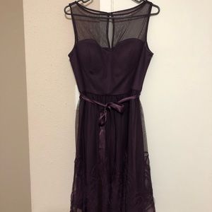 Eliza J Plum Colored Bridesmaid/Prom Dress